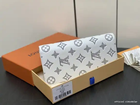 Official oldcobbler VUITTON WALLET-10*19*2cm LOUIS BRAZZA 0629